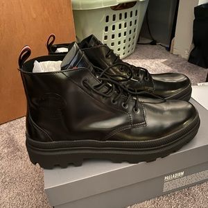 Black Palladium Boots Never Worn- Men’s Size 12
